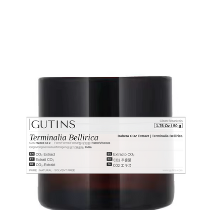 Bahera CO2 Extract | Terminalia Bellirica | Clean Botanical Extracts | GUTINS