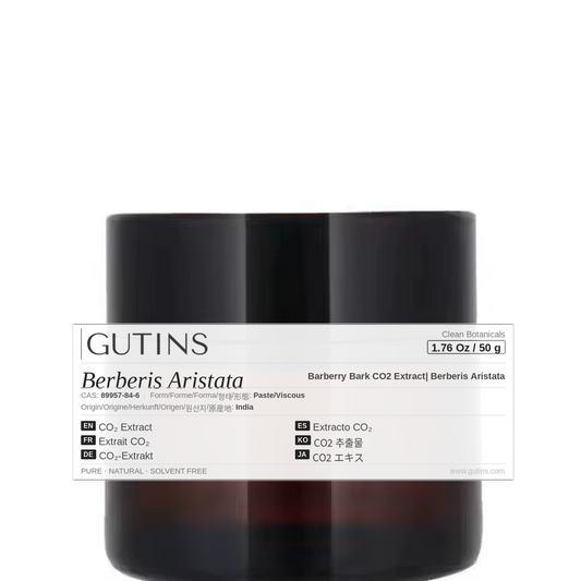 Barberry Bark CO2 Extract| Berberis Aristata | Clean Botanical Extracts | GUTINS