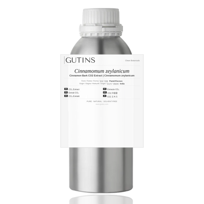 Cinnamon Bark CO2 Extract | Cinnamomum zeylanicum | Clean Botanical Extracts | GUTINS