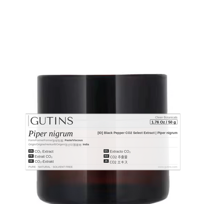 [ID] Black Pepper CO2 Select Extract | Piper nigrum | Clean Botanical Extracts | GUTINS