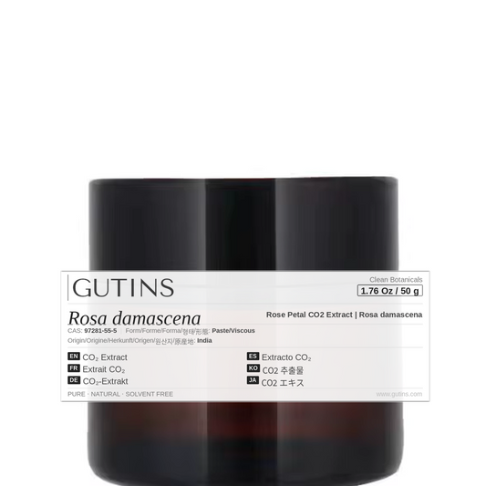 Rose Petal CO2 Extract | Rosa damascena | Clean Botanical Extracts | GUTINS